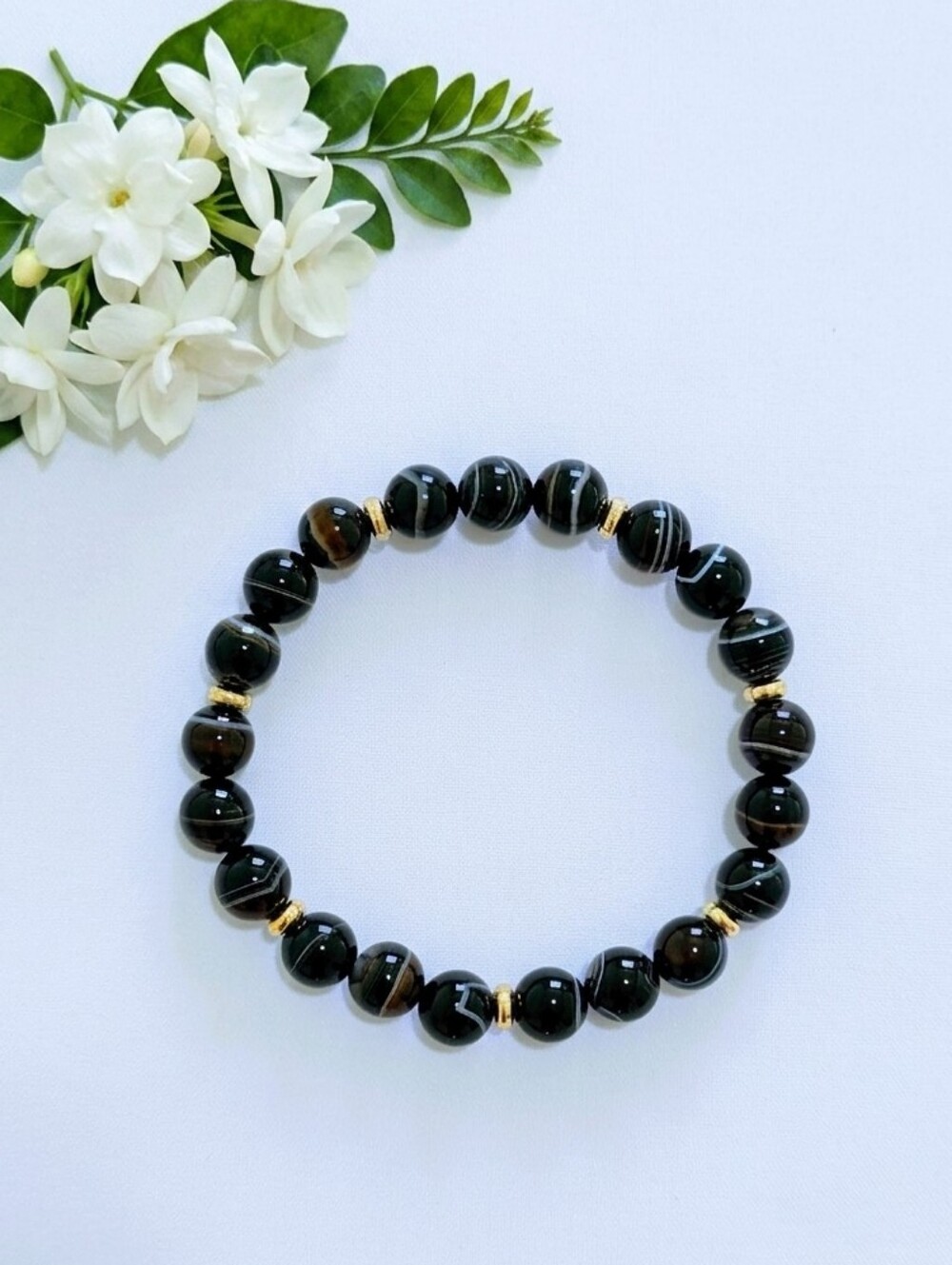 Tuxedo Agate Bracelet